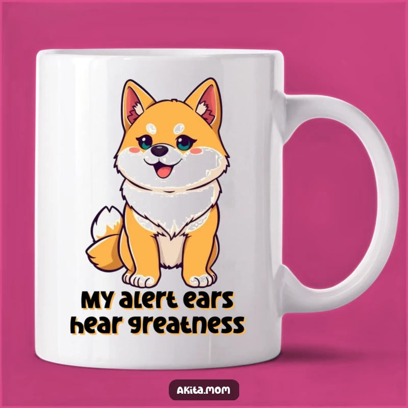 Funny Akita Hero Mug: Proud Dog Owner Gift for Akita Lovers