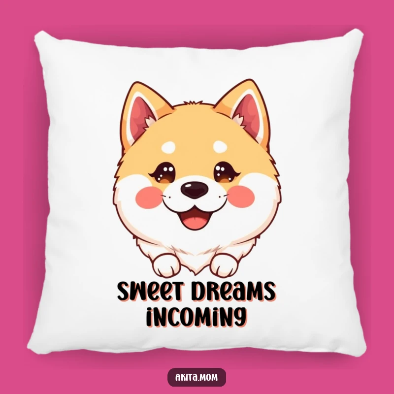 Soft Kawaii Akita Pillow: Adorable & Funny Accent for Dog Lovers