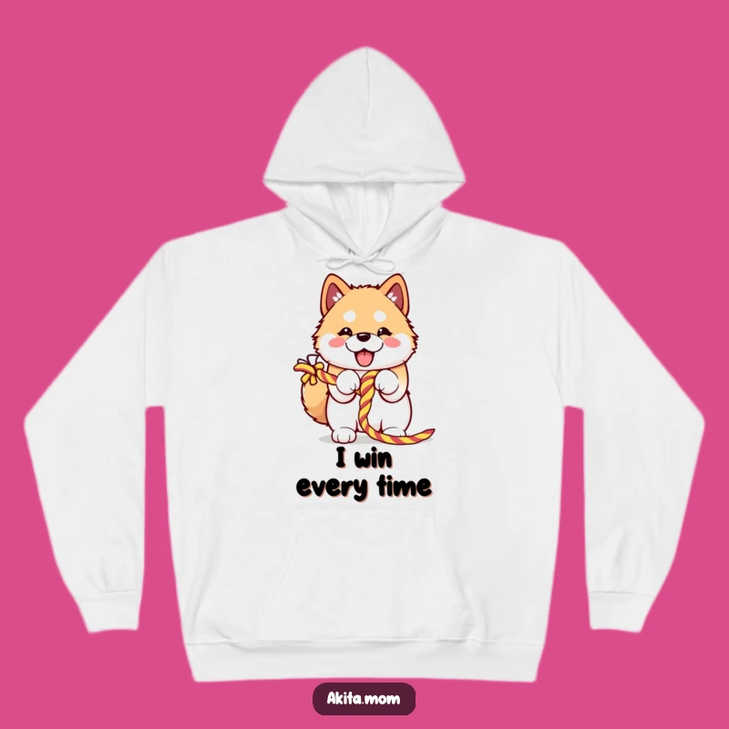 Cozy Funny Kawaii Akita Hoodie: Warm & Hilarious Dog Apparel, Perfect Funny Gift!