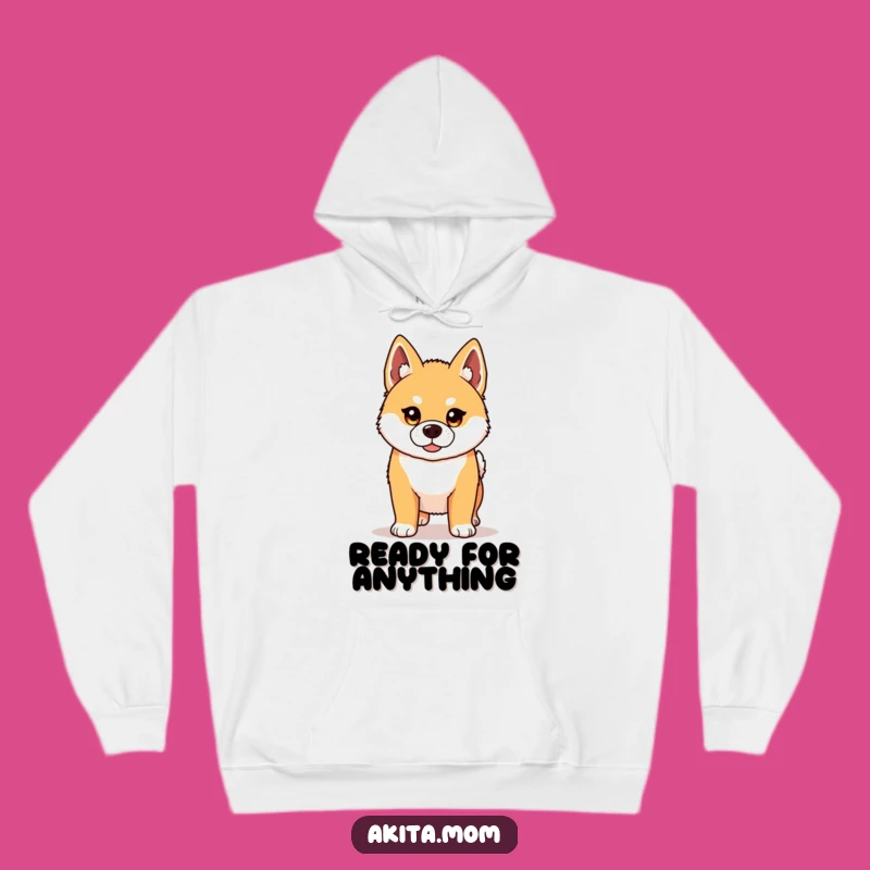 Cozy Funny Kawaii Akita Hoodie: Warm & Proud Dog Apparel