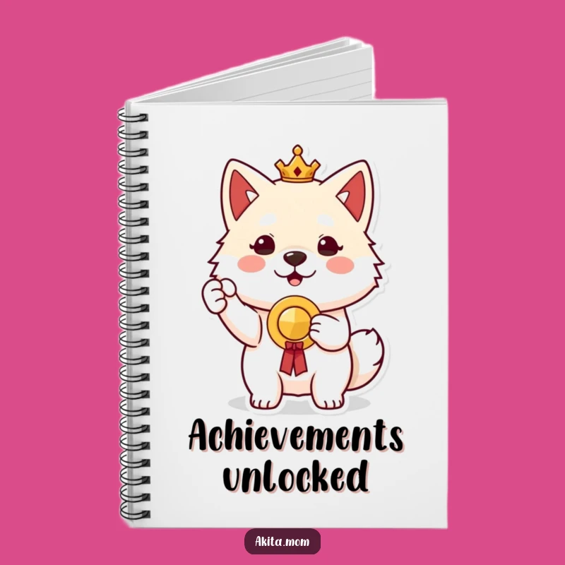 Proud Akita Prize Notebook: Journal Your Successes