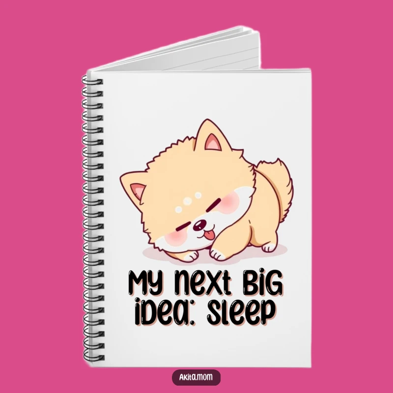 Funny Akita Roll Over Notebook: Hilarious Journal for Dog Lovers